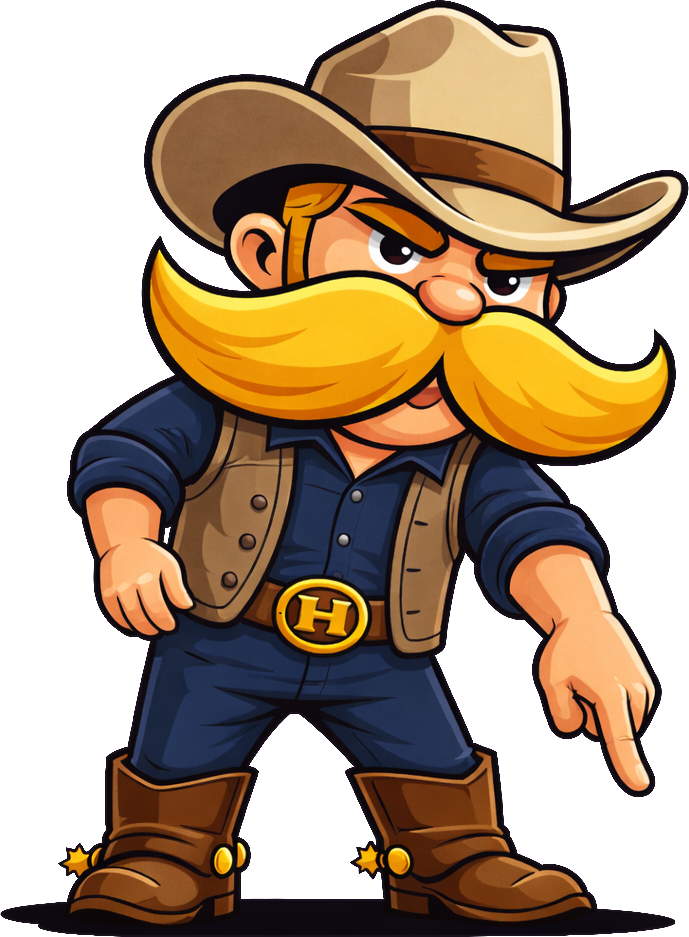 Handlebarr-Mascot-Pointing-Down